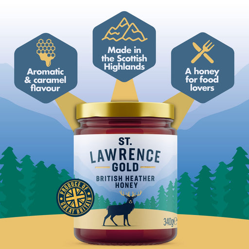 St Lawrence Gold Hungarian Acacia Honey 340g