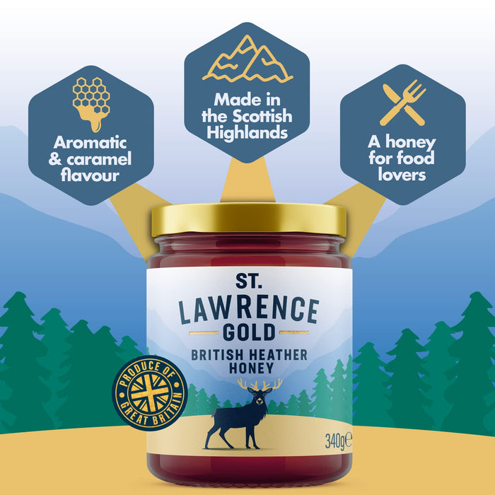 St Lawrence Gold Hungarian Acacia Honey 340g