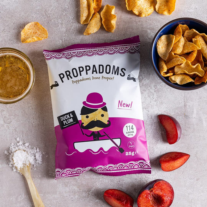 Proppadoms Duck & Plum Proppadoms 25g