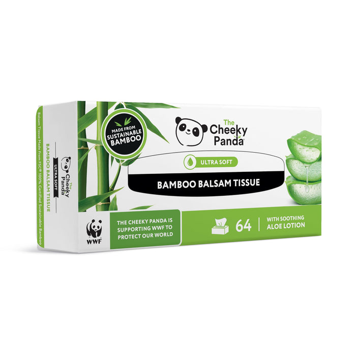 Cheeky Panda The Cheeky Panda Balsam Bamboo Facial Tissue 64 sheets