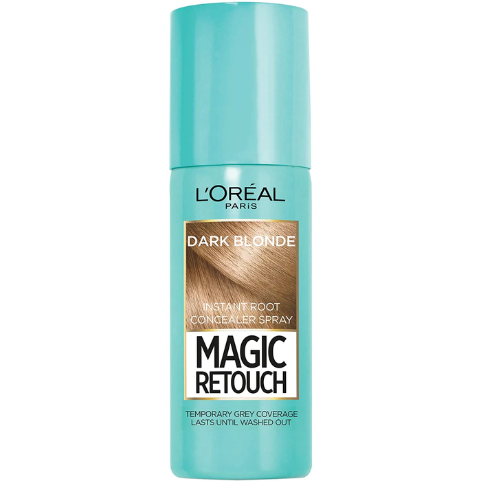 L'Oréal Magic Retouch Instant Root Concealer Spray, Idéal pour Retoucher la Repousse des Racines Grises, 75 ml, Couleur : Brun Doré