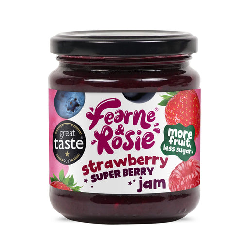 Fearne & Rosie Reduced Sugar Strawberry Superberry Jam 300g