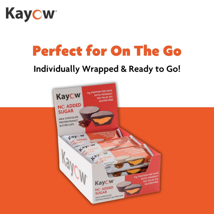 Kayow Nutrition Peanut Butter Cups 12x44g Milk Chocolate