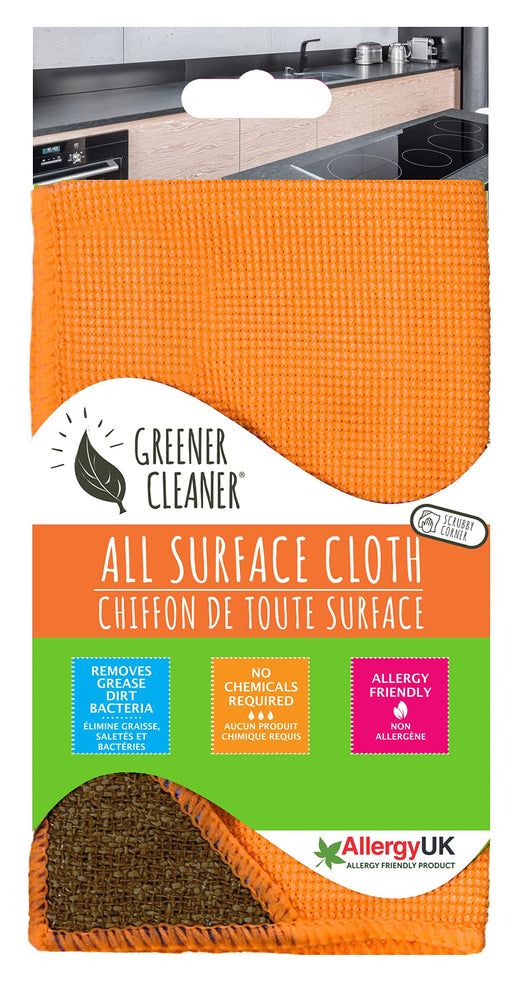 Greener Cleaner All Surface Cloth with Scrubby Corner 1 Unit 30x35cm