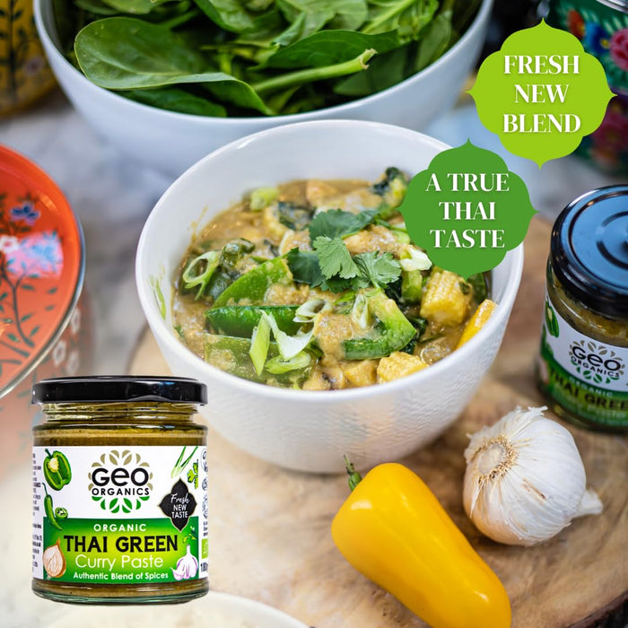 Georganics Pastes - Organic Thai Green Curry Paste 180g