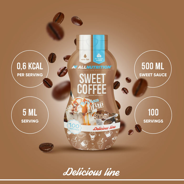 Allnutrition Sweet Sauce, Sweet Coffee - 500 ml. 