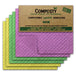 Composty Swedish Dishcloths (Assorted Colours) 6pc