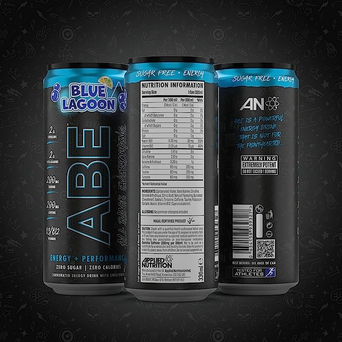 Applied Nutrition ABE Blue Lagoon Pre-workout 12x330ml