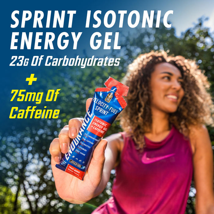 Applied Nutrition Endurance Sprint Isotonic Energy Gel + Caffeine, Tropical - 20 x 60g