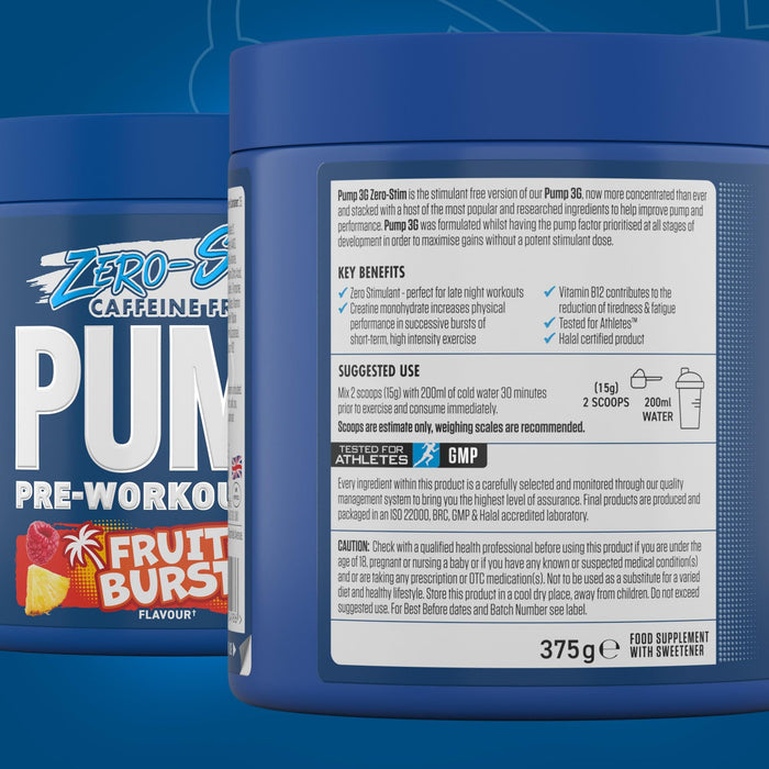 Applied Nutrition Pump 3G Zero 375g Fruit Burst