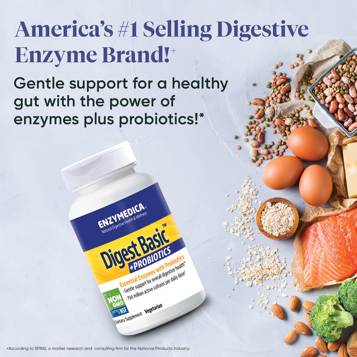 Enzymedica Digest Basic + Probiotics 30 Capsules