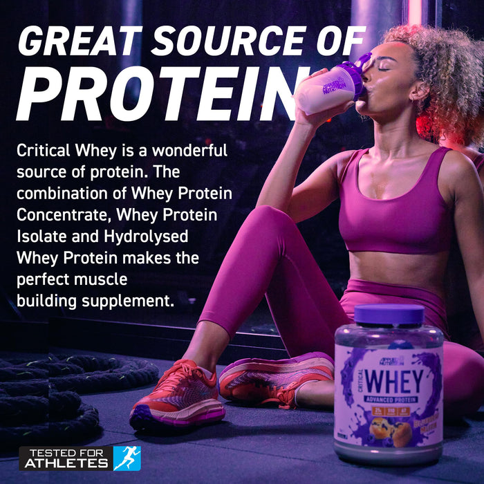 Applied Nutrition Critical Whey, Strawberry Milkshake - 2000g