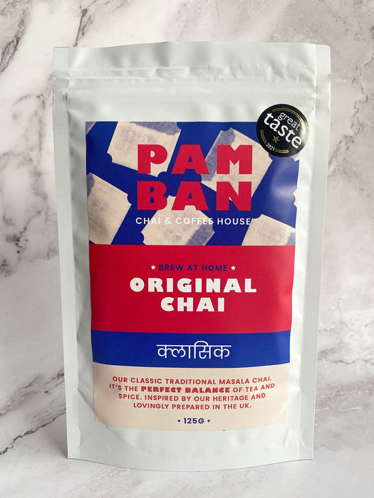 Pamban Chai & Coffee House Brew & Strain-Original Chai. Made the traditional way over hob