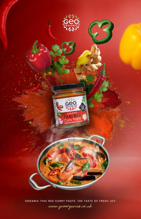 Georganics Pastes - Organic Thai Red Curry Paste 180g