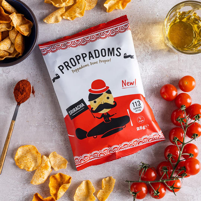 Proppadoms Sriracha Proppadoms 25g