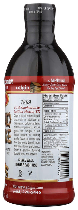 Colgin Liquid Smoke Natural Hickory 472ml