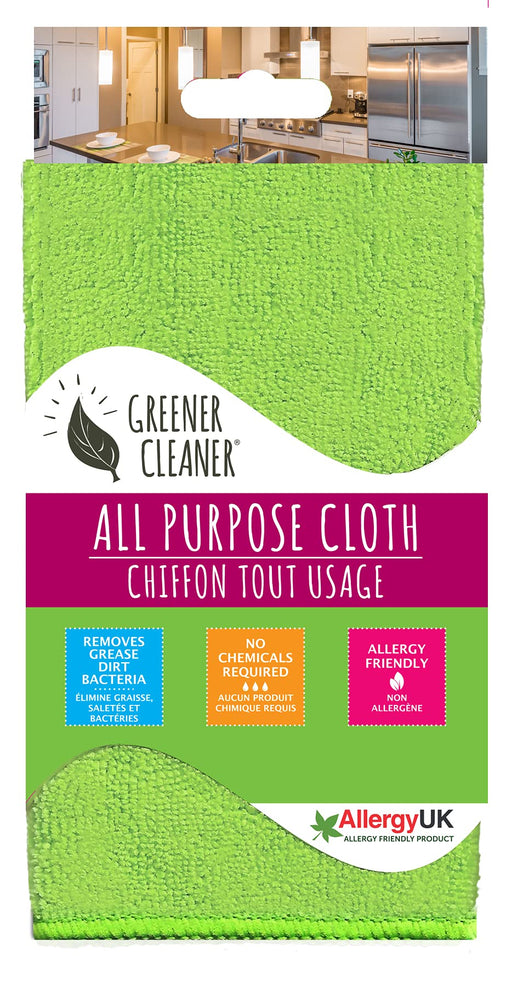 Greener Cleaner All Purpose Microfibre Cloth 1 Unit 30x35cm