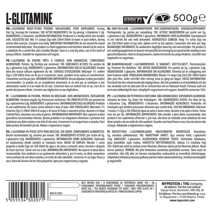 MyProtein L-Glutamine 250g 