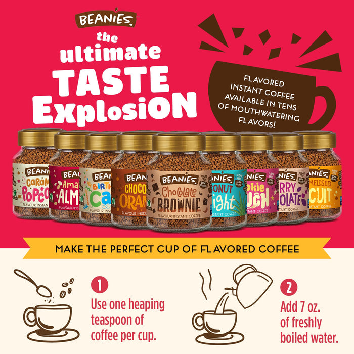 Beanies Coffee Beanies Cinnamon Hazelnut Flavour Instant Coffee 50g