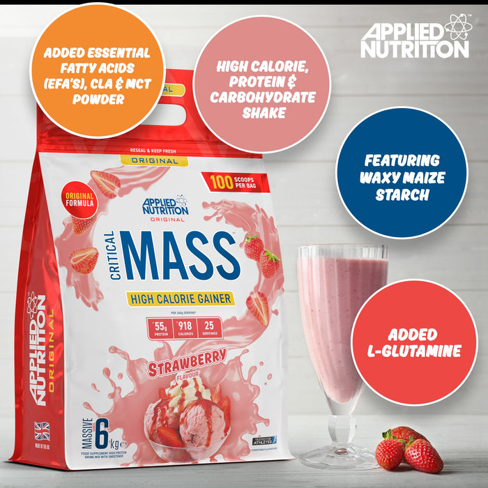 Applied Nutrition Critical Mass - Original, Vanilla (EAN 634158627774) - 6000g