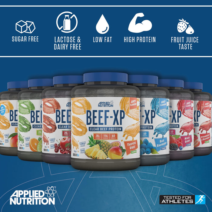 Applied Nutrition Beef-XP, Blue Raspberry - 1800g