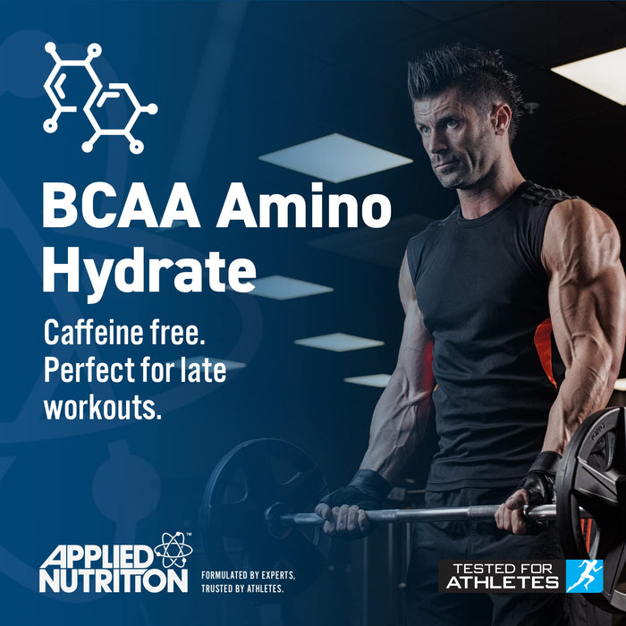 Applied Nutrition BCAA Amino-Hydrate Caffeine Free Cans, Strawberry Soda - 12 x 330 ml.