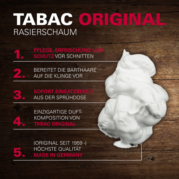 Tabac Aftersahve 50ml Lotion + 50ml Shower Gel + 50ml Deodorant Spray + 50ml Shave Foam