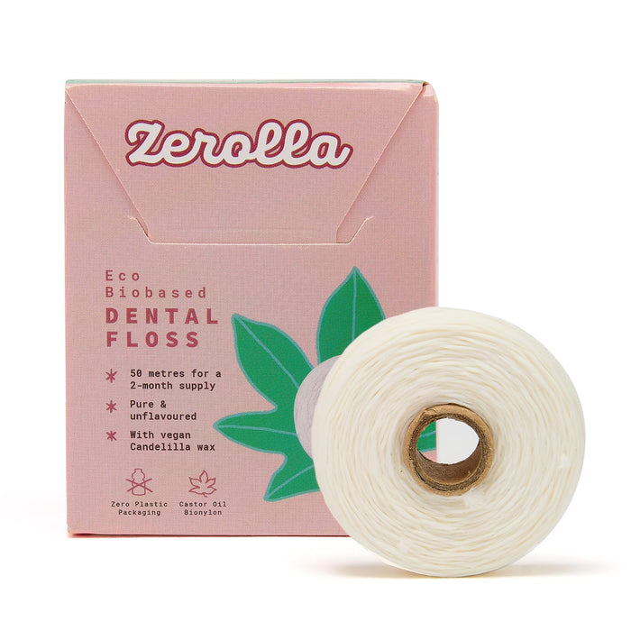 Zerolla Eco Biobased Dental Floss Candelilla Wax