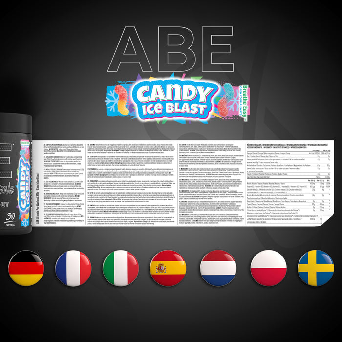 Applied Nutrition ABE - All Black Everything, Candy Ice Blast (EAN 5056555204764) - 375g