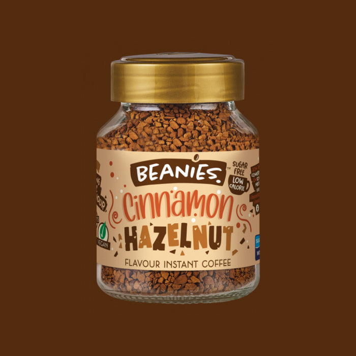 Beanies Cinnamon Hazelnut Flavour Instant Coffee 50g