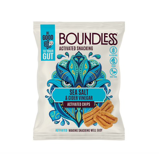 Boundless Activated Chips 24x23g Sea Salt and Cider Vinegar