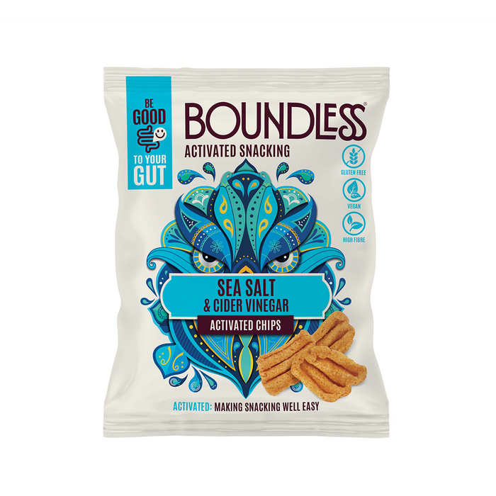 Boundless Activated Chips 24x23g Sea Salt and Cider Vinegar