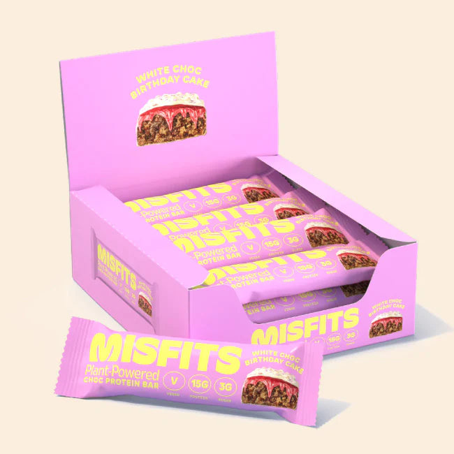 Barre Protéinée Végétalienne Misfits 12 x 45g