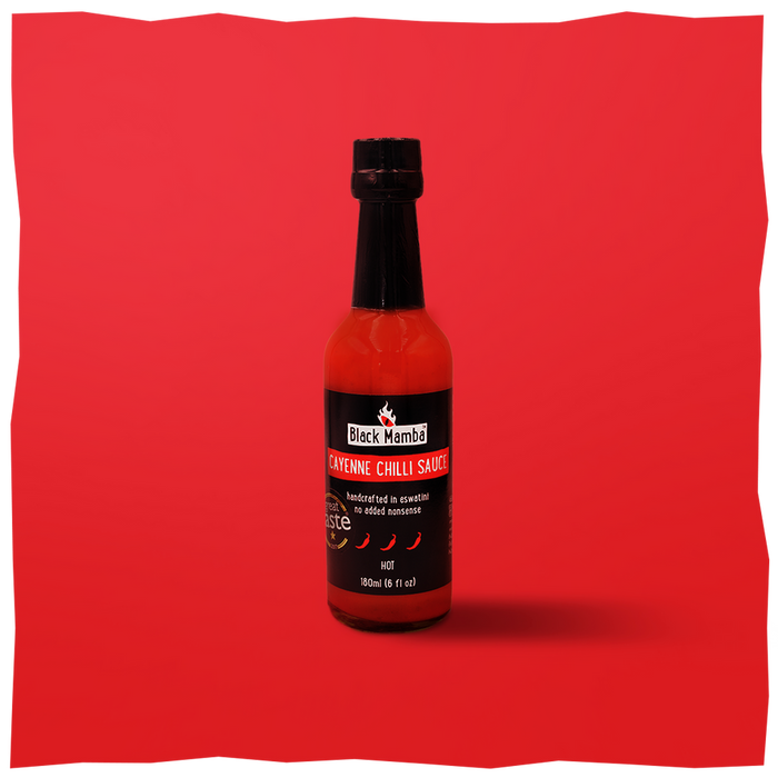 Black Mamba Cayenne Chilli Sauce 180ml