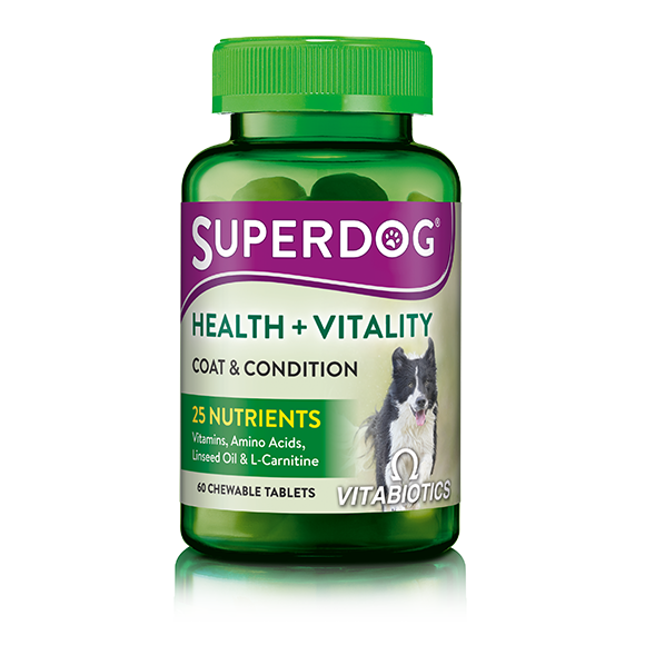 Vitabiotics SuperDog Santé &amp; Vitalité 60 Comprimés à Croquer