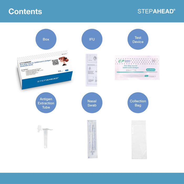 Step Ahead COVID-19 Lateral Flow Test: Fast, Accurate & Easy-to-Use at Home