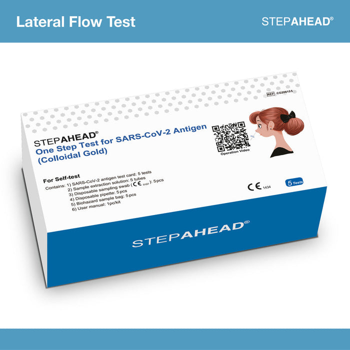 Step Ahead COVID-19 Lateral Flow Test: Fast, Accurate & Easy-to-Use at Home