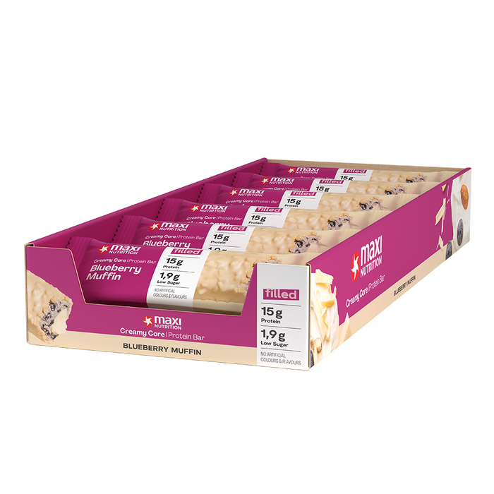 Maxi Nutrition Creamy Core Bar 12x45g Blueberry Muffin