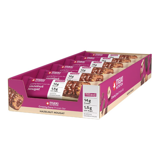 Maxi Nutrition Creamy Core Bar 12x45g Hazelnut Nougat