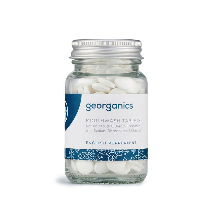 Georganics English Peppermint Mouthwash Tablets 180 Tablets