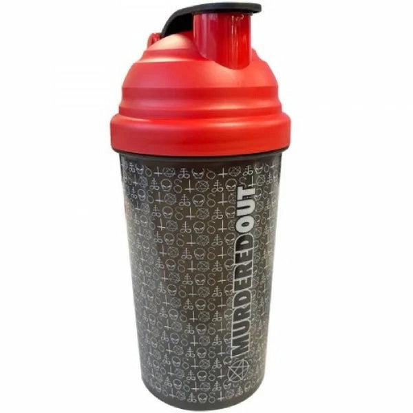 Murdered Out Smartshake Shaker 600ml Black / Red