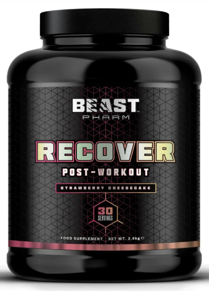 Beast Pharm Recover Post Workout 2.4kg (Strawberry Cheesecake)