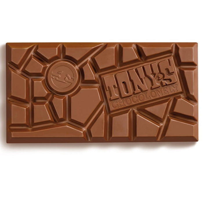 Tony's Chocolonely Caramel & Sea Salt Milk Chocolate Bar