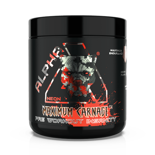 Alpha Neon Maximum Carnage 30 Servings Raspberry Lemonade