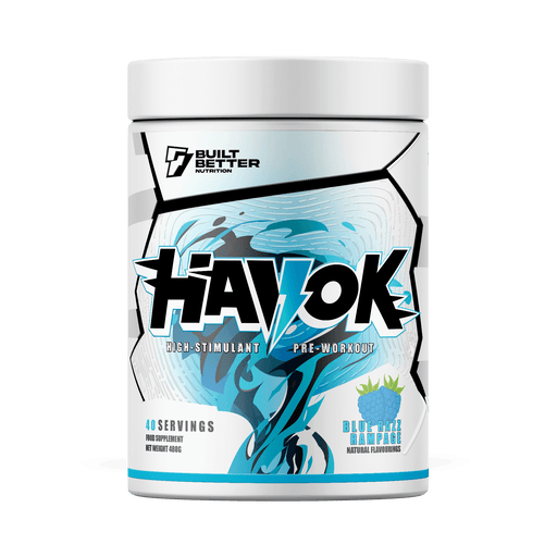 BBN Havok Pre-Workout 40 Servings Blue Razz Rampage