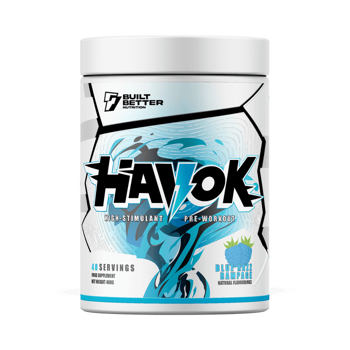 BBN Havok Pre-Workout 40 Servings Blue Razz Rampage