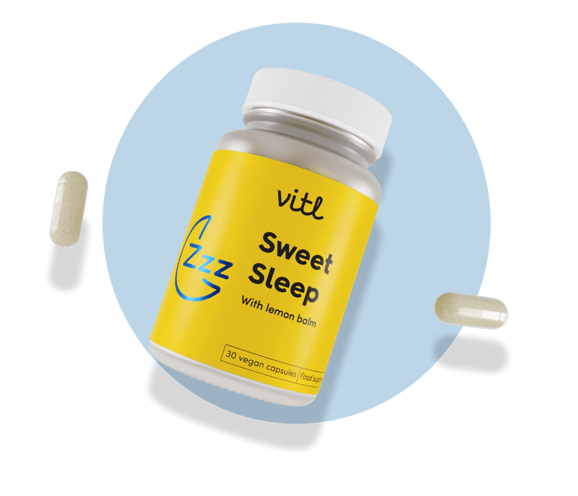 VITL 30 capsules providing a blend of vitamins and herbal extracts.