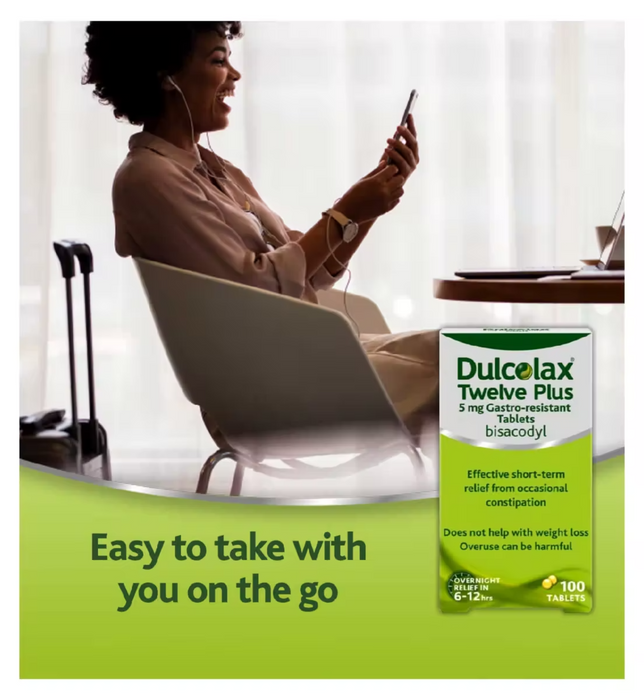 Dulcolax Twelve Plus 5mg Gastro-Resistant 40 Tablets