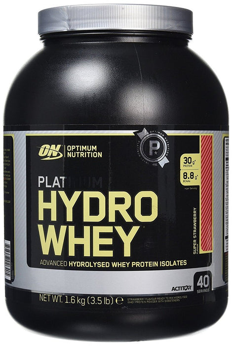 Optimum Nutrition Platinum Hydrowhey, Super Strawberry - 1600g