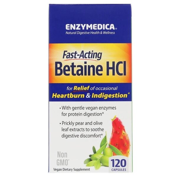 Enzymedica Betaine HCl - 120 caps